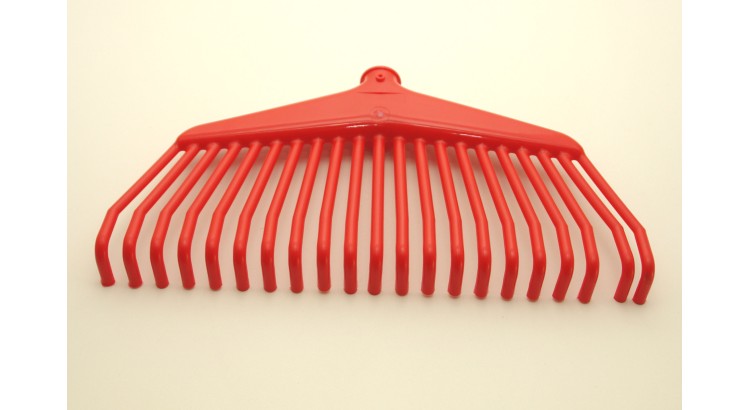 Hrábě plastové UH červené