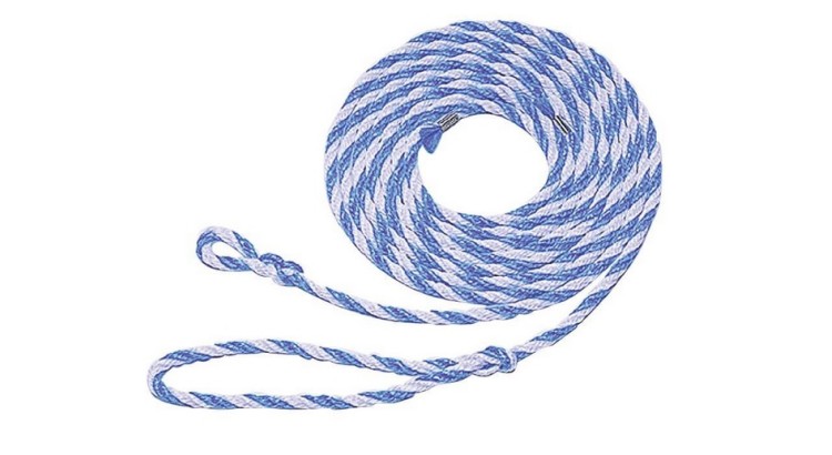 Vazák polypropylen 3,2 m s malou smyčkou modro-bílý
