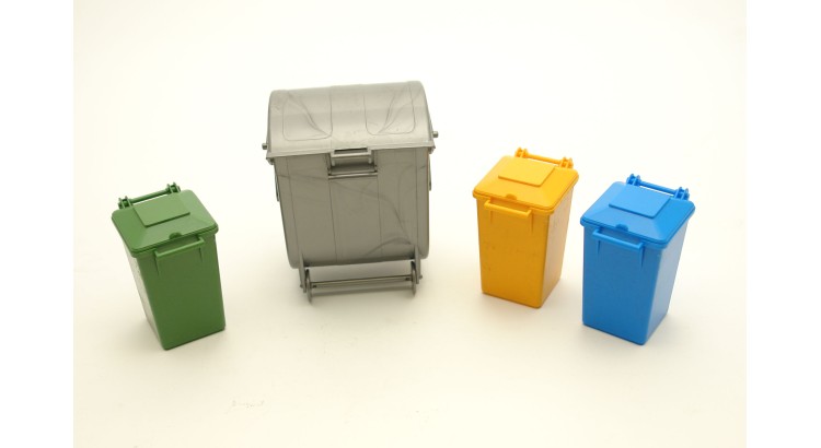 Náhradní popelnice a kontejner 3+1