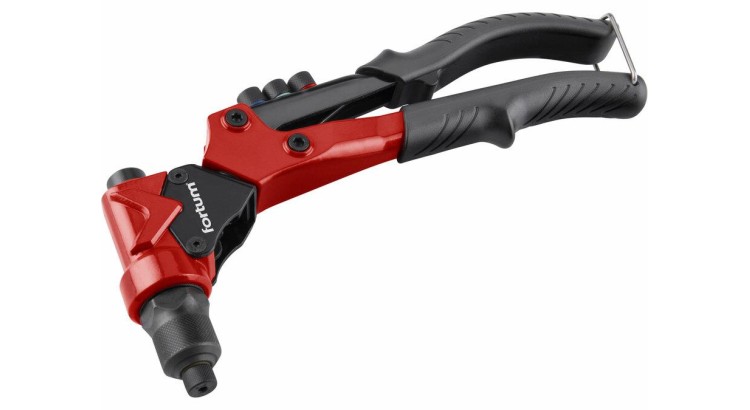 Fortum 4770628 Kleště nýtovací s otočnou hlavou COMBO, pro nýt. matice M3-M6