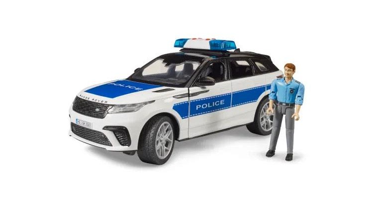 Bruder 02890 Range Rover policejní vozidlo s policistou
