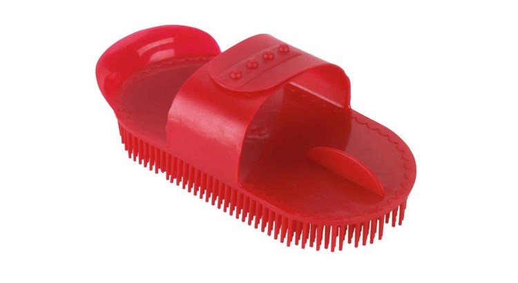 KERBL Hřbílko masážní, červená