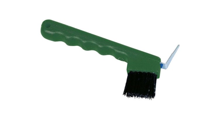 Háček na kopyta z odolného plastu zelený