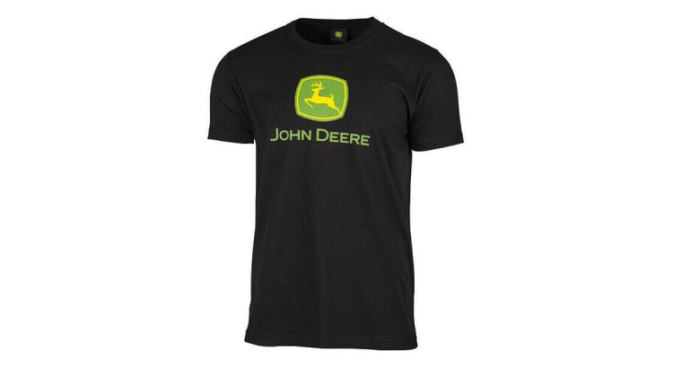 Tričko černé John Deere