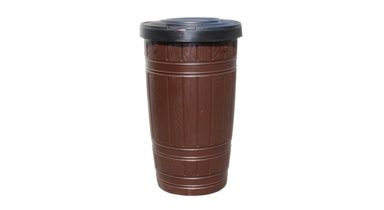 Prosperplast Woodcan hnědý 265 l