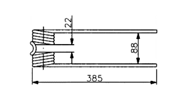 STS Prachatice 3-3003-007 Pružina obraceč-shrnovač SP 4-130
