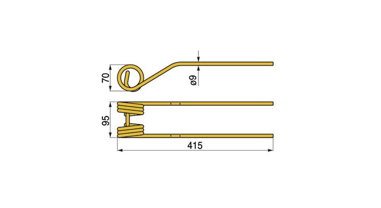 Pružina obraceč SPIDER 230,300,350,380