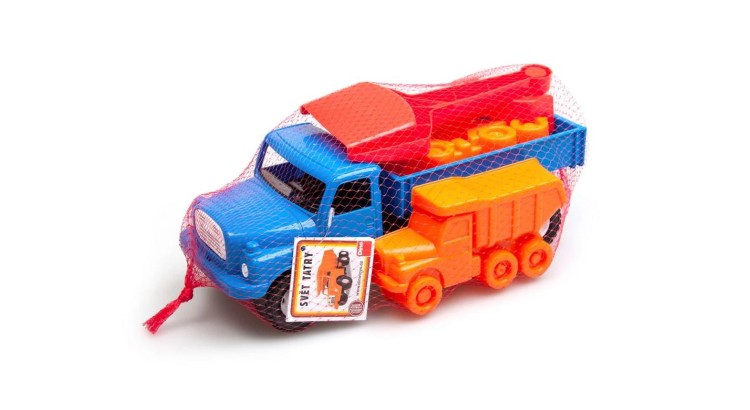 Dino Toys 645394 Auto na písek Tatra 148 modrá set 5 ks