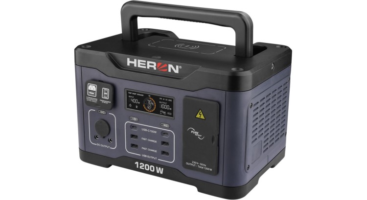 HERON 8896801 Stanice nabíjecí, 1200W, 921Wh