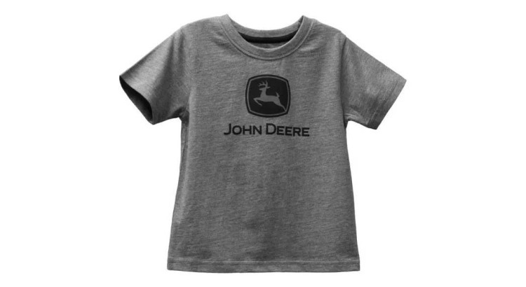 Tričko dětské šedé John Deere