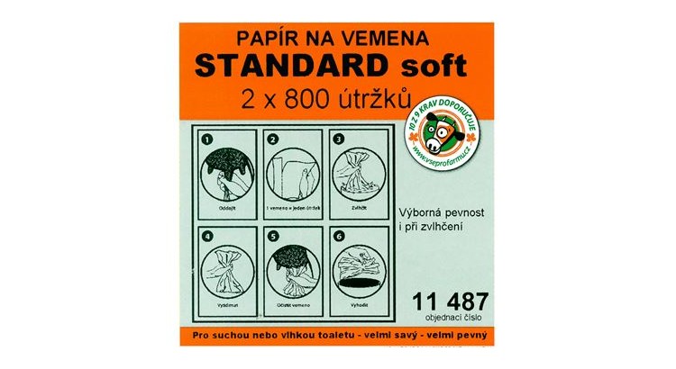 11487 Papír na vemena STANDARD soft