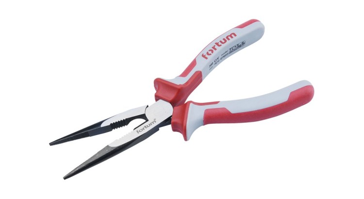 FORTUM 4770313 Kleště půlkulaté přímé, 200mm