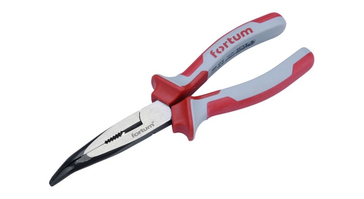 FORTUM 4770323 Kleště půlkulaté zahnuté, 200mm