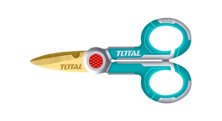 TOTAL THT1155871 Elektrikářské nůžky, 145mm