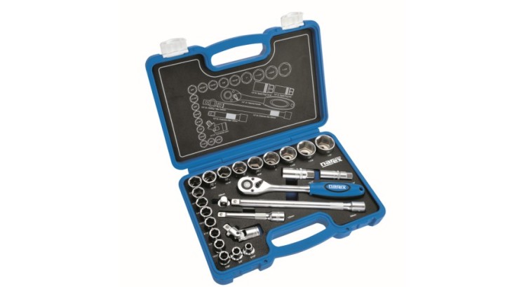 NAREX 443000956 Sada hlavic 1/2" inch 25dílná