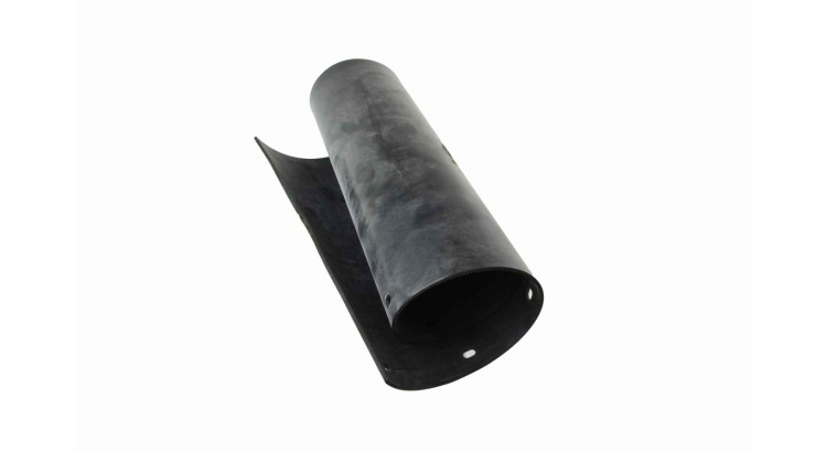 Plachta pryžová černá 689x395x4