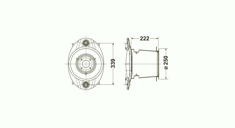 Buben Novaalpin (rozt. 339mm) nůž .969 a .970 (318.60.270.1)