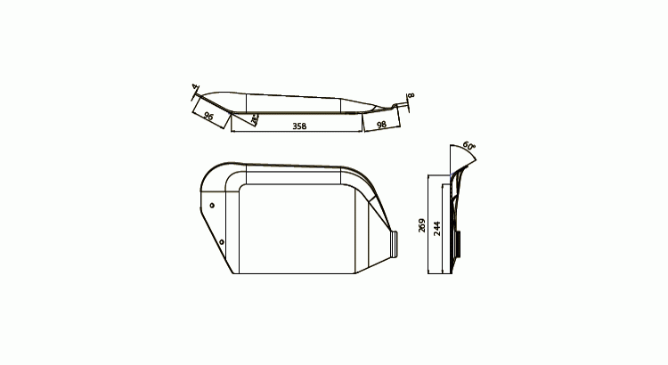Plaz levý nízký Novacat 175.0