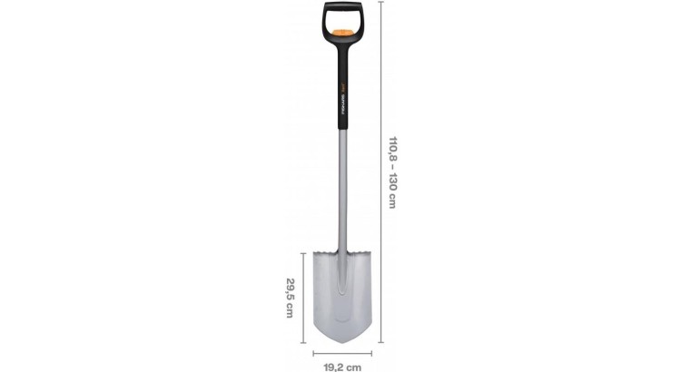 FISKARS 1066732 Teleskopický špičatý rýč