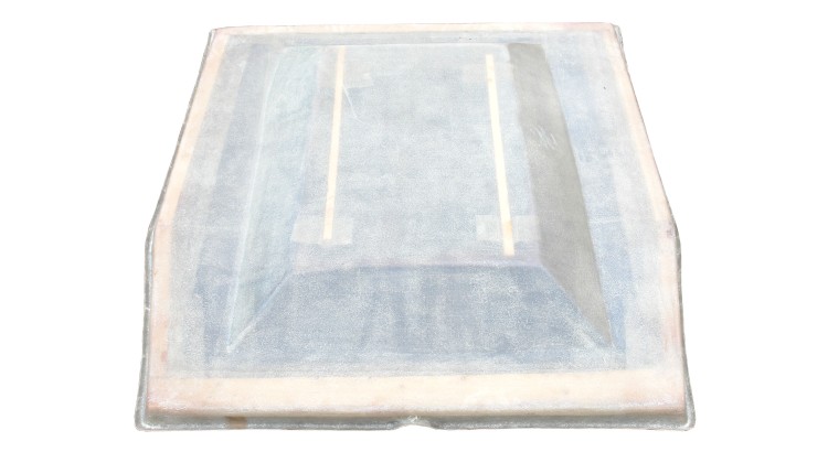 57187903 Střecha kabiny čalouněná s výkrojem pro stěrač