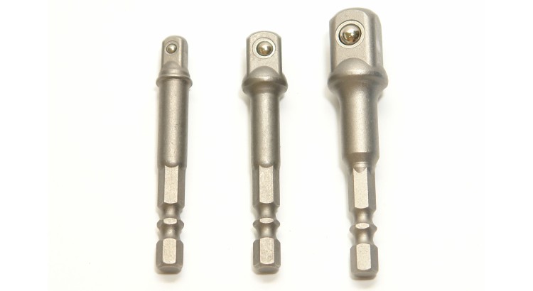 Extol 32600 Adaptéry na vrtačku 1/2+3/8+1/4