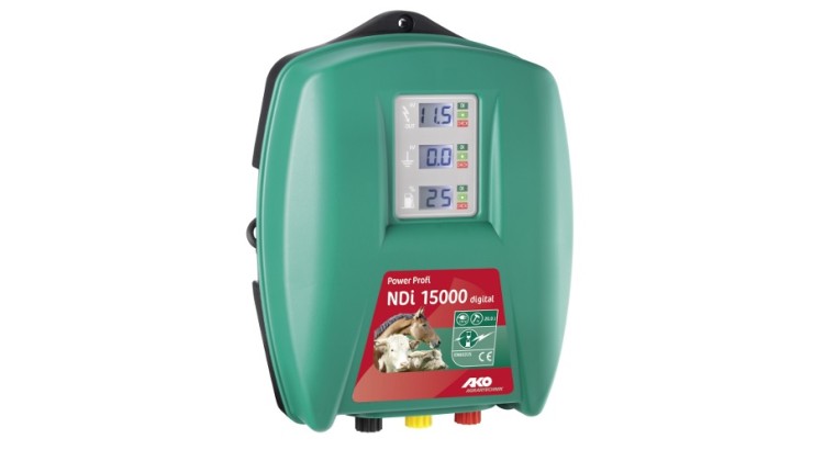 PowerProfi NDi 15000  Elektrický ohradník síťový digital s automatickou regulací