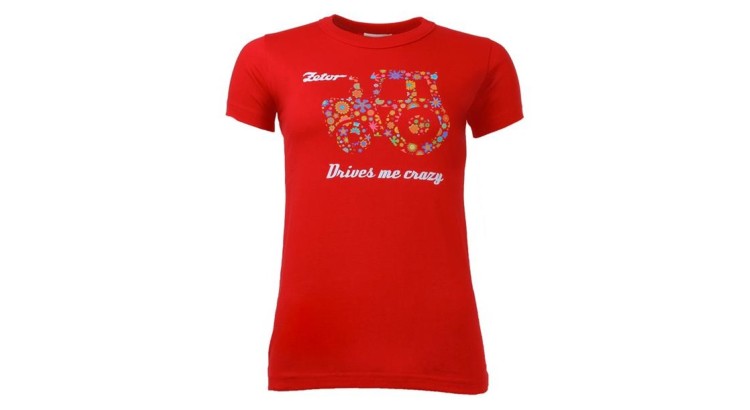 Tričko Zetor dámské Traktor červené