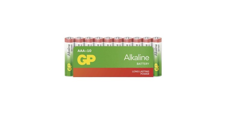 GP B0410G Alkalická baterie GP Alkaline AAA (LR03), 10 ks