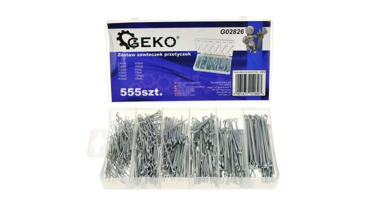 Geko G02826 Sada závlaček 555 ks