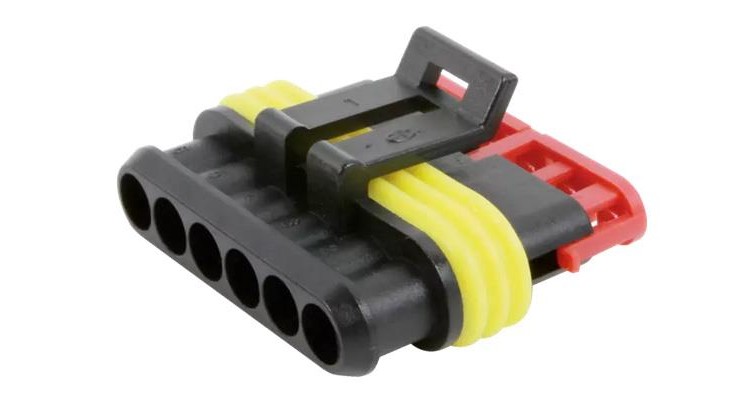 00131672 Pouzdro zásuvky 6- pólové, Superseal