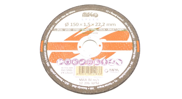 MAGG speed RKQS15015220 Kotouč řezný na kov 150x1,5x22