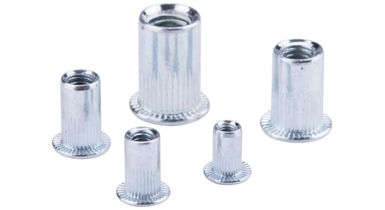 FORTUM 4770682 Matice nýtovací ocelové, sada mix 40ks, M3-M4-M5-M6-M8