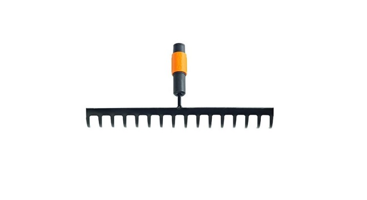 FISKARS 1000654 Quikfit Hrábě kovové 16 hrotů 40cm