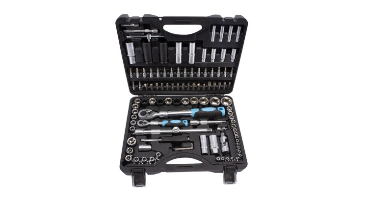 XTLINE XT40108 Sada hlavic 1/4"-1/2" 108 dílů