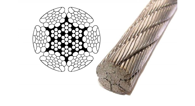 Lano válcované 12mm, 50m DD 156dr