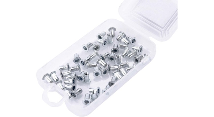 FORTUM 4770683 Matice nýtovací ocelové, sada 50ks, M3x8mm