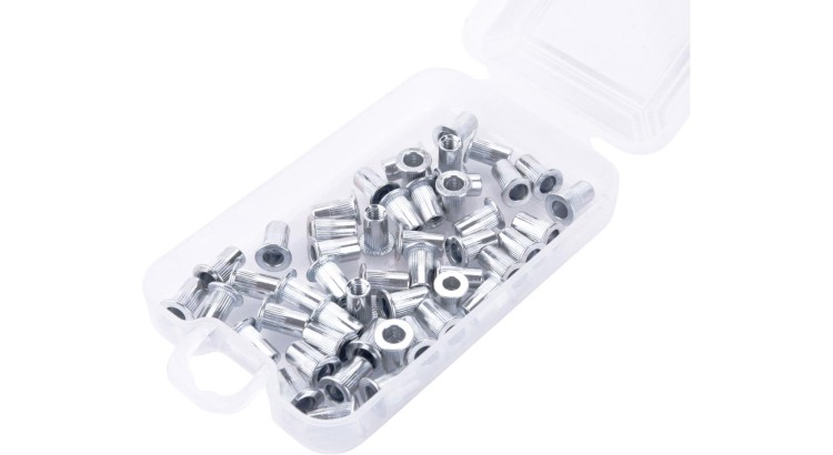 FORTUM 4770684 Matice nýtovací ocelové, sada 50ks, M4x10mm