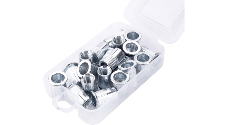 FORTUM 4770688 Matice nýtovací ocelové, sada 20ks, M10x19mm