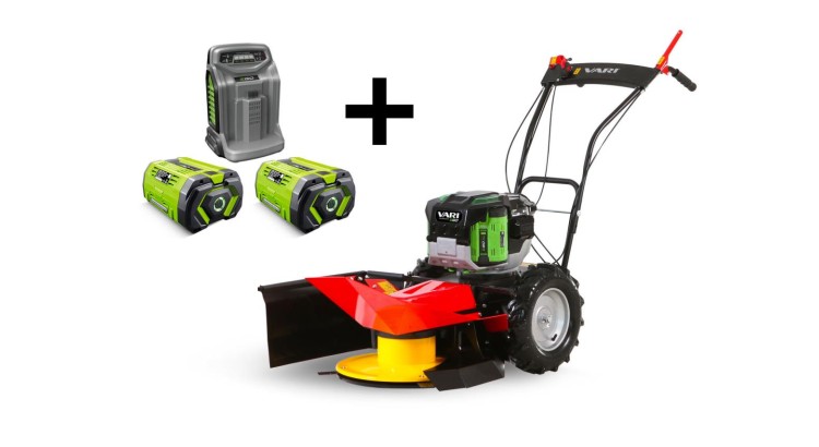 VARI BDR-620DE Lucina MAX Bubnová sekačka + baterie 2x10Ah, nabíječka