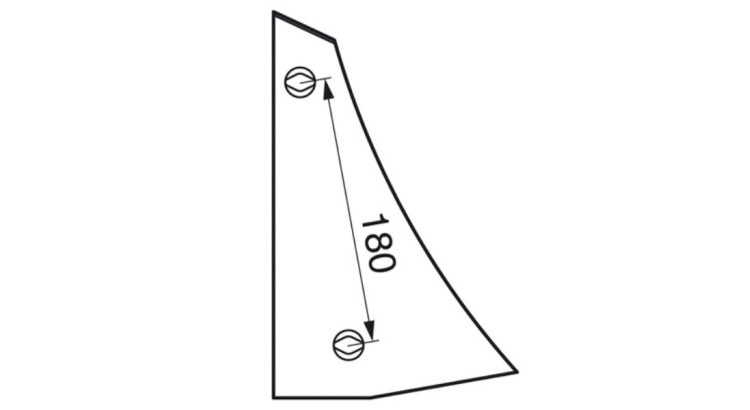 Výměnný díl levý XL