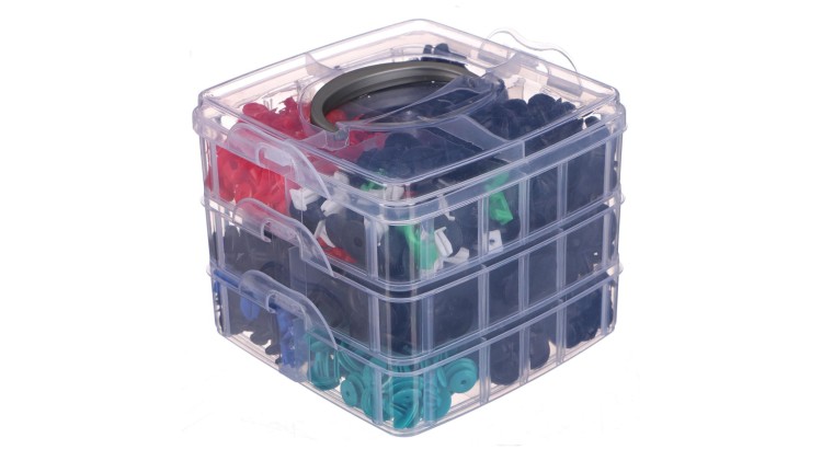 SIXTOL SX1233 Sada spon, příchytek a kolíků pro čalounění vozidel 700ks