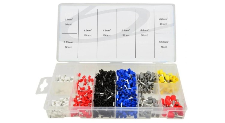 GEKO G02815 Dutinové elektrické konektory sada 685 ks