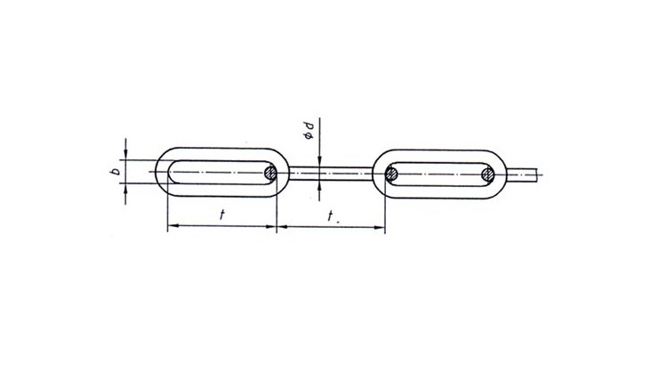 Článkový řetěz 3x16 DIN 5685