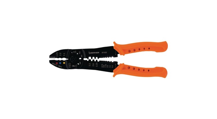 Berner 201222 Kleště univ. na konektory