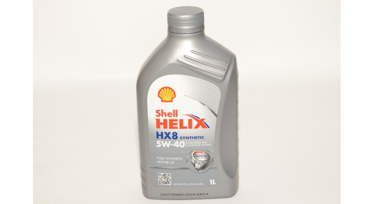Shell Helix HX8 5W-40 1l plně syntetický