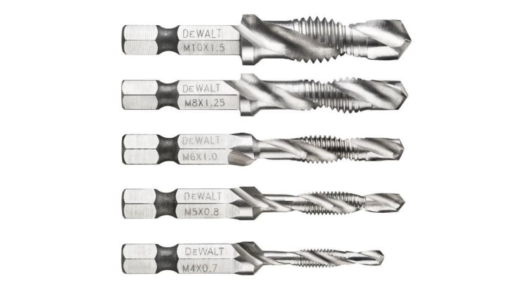 DEWALT DT50060 Sada vrtáků se závitníkem M4, M5, M6, M8, M10