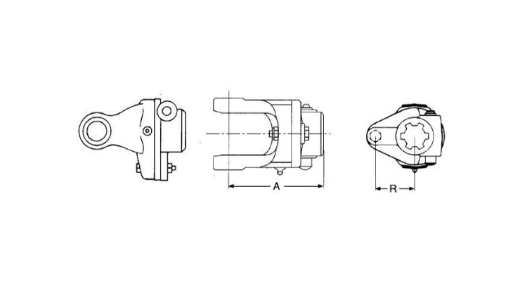La Magdalena T-03 Spojka střižná LF 850 Nm 1 3/8" Z=6