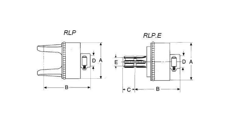 Spojka volnoběžná RLP.2 (2 400 Nm) 1 3/8" Z=6