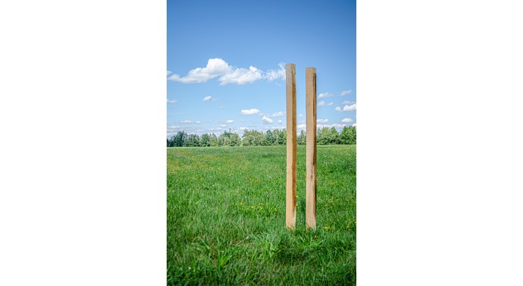 Kůl ohradníkový akátový hranol 100x100x1800 mm