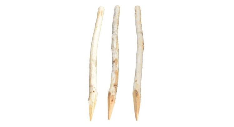 Kůl ohradníkový akátový kulatý odkorněný